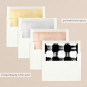 "Festive Family" - Retired Holiday Cards in Snow by Leah Bisch - Envelope Liners