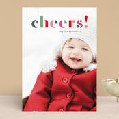 "Exclaim" - Retired Holiday Cards in Pine by Lauren Chism - Front