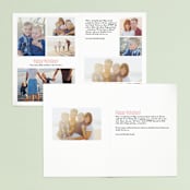 "The More, the Merrier" - Retired Holiday Cards in Snowflake by Carolyn MacLaren - Interior Options