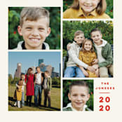 "Merry All Year." - Retired Holiday Cards in Ivory by Pink House Press - Close-Up