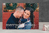 "Snow Flurry" - Retired Holiday Cards in Snow by Lauren Chism - Front