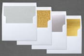 "Snow Flurry" - Retired Holiday Cards in Snow by Lauren Chism - Envelope Liners