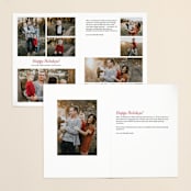 "Holiday Gingham" - Retired Holiday Cards in Mistletoe by Meggy Masters - Interior Options