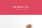 "modern & joy" - Retired Holiday Cards in Berry by Loren Willis - Close-Up