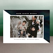 "Winter Wishes" - Retired Holiday Cards in Midnight by Lea Velasquez - Front