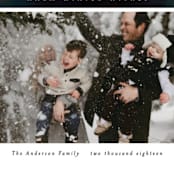 "Winter Wishes" - Retired Holiday Cards in Midnight by Lea Velasquez - Close-Up