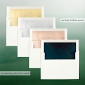 "Winter Wishes" - Retired Holiday Cards in Midnight by Lea Velasquez - Envelope Liners