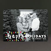 "Holiday Burst" - Retired Holiday Cards in Glacier by Abby Munn - Front