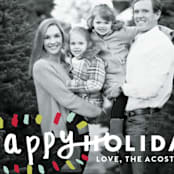 "Holiday Burst" - Retired Holiday Cards in Glacier by Abby Munn - Close-Up