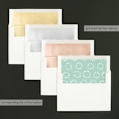 "Holiday Burst" - Retired Holiday Cards in Glacier by Abby Munn - Envelope Liners