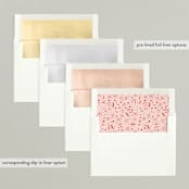 "My Favorite Things" - Retired Holiday Cards in Cherry by Paper Raven Co. - Envelope Liners