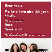 "Never mind" - Retired Holiday Cards in Berry by Hudson meet Rose - Close-Up