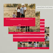 "finding joy" - Retired Holiday Cards in Candy Cane by Creo Study - Back of Card