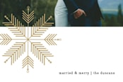 "chevron flake" - Retired Holiday Cards in Wheat by lena barakat - Close-Up