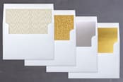 "chevron flake" - Retired Holiday Cards in Wheat by lena barakat - Envelope Liners