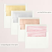 "What Matters Most" - Retired Holiday Cards in Noir by Annie Clark - Envelope Liners