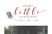 "Little Xmas" - Retired Holiday Cards in Ink by Jenn Reed - Close-Up