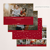 "They Said" - Retired Holiday Cards in Candy Cane by Jackie Crawford - Back of Card