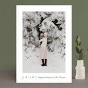 "The Simplest of Joy" - Retired Holiday Cards in Ash by Carolyn MacLaren - Front