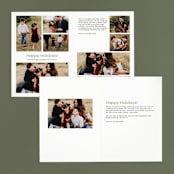 "The Simplest of Joy" - Retired Holiday Cards in Ash by Carolyn MacLaren - Interior Options