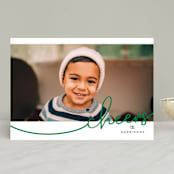 "joy first" - Retired Holiday Cards in Hunter by Erin Deegan - Front