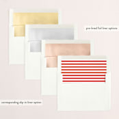 "Joy Leaves" - Retired Holiday Cards in Candy Cane by Alethea and Ruth - Envelope Liners