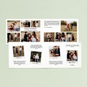 "Merriment squared" - Retired Holiday Cards in Wine by Jessica Ogden - Interior Options