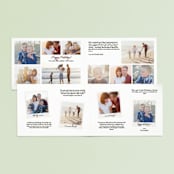 "Wonderful Christmas" - Retired Holiday Cards in Maroon by Jennifer Lew - Interior Options