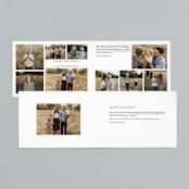 "Script for Merry" - Retired Holiday Cards in Crimson by Carolyn MacLaren - Interior Options