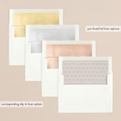 "Rainbow Overlay" - Retired Holiday Cards in Ink by Chryssi Tsoupanarias - Envelope Liners