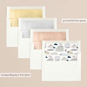 "Winter Ice" - Retired Holiday Cards in Sky by Morgan Ramberg - Envelope Liners