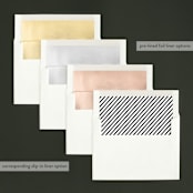 "Layered Joy" - Retired Holiday Cards in Raven by Magdalena Earnest - Envelope Liners