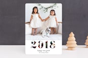 "Joy of all Colors" - Retired Holiday Cards in Snow by Christy Vespa - Front