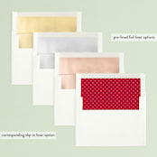 "A Season of Love" - Retired Holiday Cards in Snow by Lauren Chism - Envelope Liners