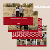 "Looking Good" - Retired Holiday Cards in Crimson by Kaydi Bishop - Back of Card