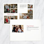 "Joyful Note" - Retired Holiday Cards in Berry by Lea Velasquez - Interior Options