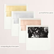 "Holiday Classic" - Retired Holiday Cards in Coal by Erin L. Wilson - Envelope Liners