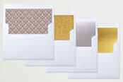 "Seasonal Cross Stitch" - Retired Holiday Cards in Snow by Ann Gardner - Envelope Liners