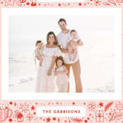 "My Favorite Things" - Retired Holiday Cards in Cherry by Paper Raven Co. - Close-Up