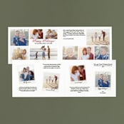 "Introducing with Joy" - Retired Holiday Cards in Cranberry by Bethan - Interior Options
