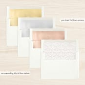"Stretch" - Retired Holiday Cards in Snow by Alaina Cherup - Envelope Liners
