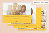 "Cheer for Two" - Retired Holiday Cards in Soft Gold by Tyler Tea - Back of Card