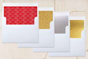 "merry in a box" - Retired Holiday Cards in Linen by Erin Deegan - Envelope Liners