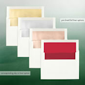 "Formal Festive" - Retired Holiday Cards in Cranberry by Shari Margolin - Envelope Liners