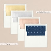 "Gallery Grid" - Retired Holiday Cards in Navy by Carolyn MacLaren - Envelope Liners