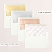 "Bela Escrita" - Retired Holiday Cards in Berry by Ana Sharpe - Envelope Liners