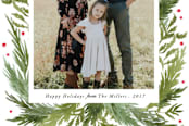 "Delight" - Retired Holiday Cards in Moss by Elly - Close-Up