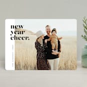 "the edit" - Retired Holiday Cards in Polar Bear by Pink House Press - Front