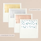"Joyfully Transparent" - Retired Holiday Cards in Turquoise by Lisa Cersovsky - Envelope Liners