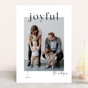 "Very Modern" - Retired Holiday Cards in Ink by Chryssi Tsoupanarias - Front
